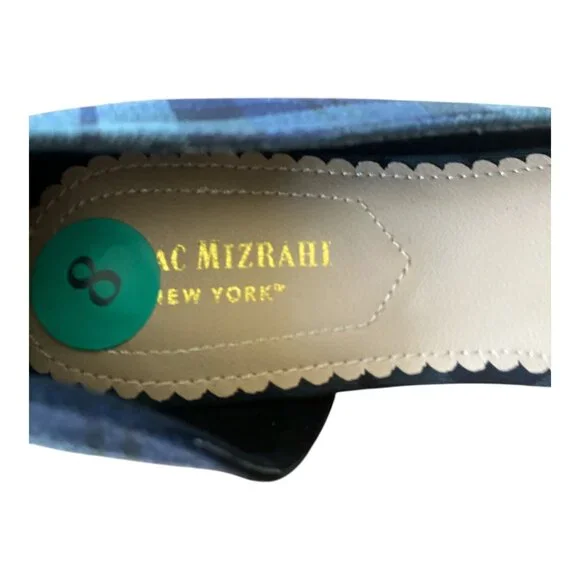 SZ 8 ISAAC MIZRAHI BLACKWATCH PLAID BALLET FLATS $10 FINAL PRICE - Picture 2 of 5